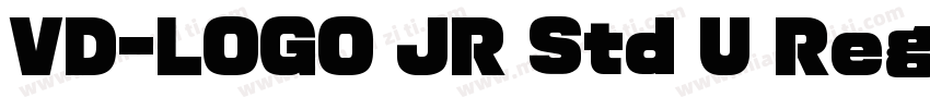 VD-LOGO JR Std U Reg字体转换